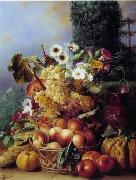 unknow artist, Floral, beautiful classical still life of flowers 01